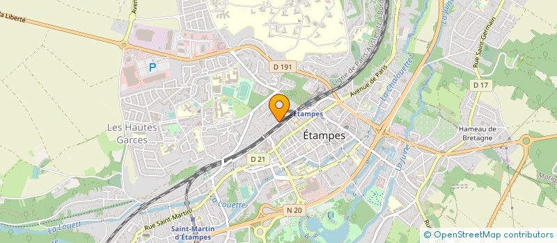 localisation de l'entreprise AMICALE REUNI ANTIL GUYAN ETAM à ETAMPES