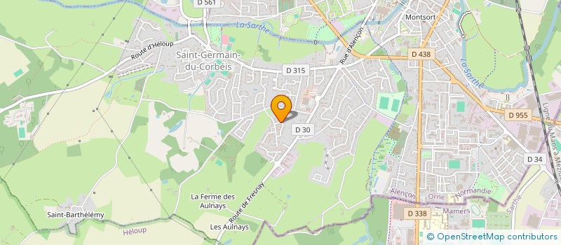 localisation de l'entreprise AMICALE REUNIONNAIS DE L'ORNE à SAINT-GERMAIN-DU-CORBEIS