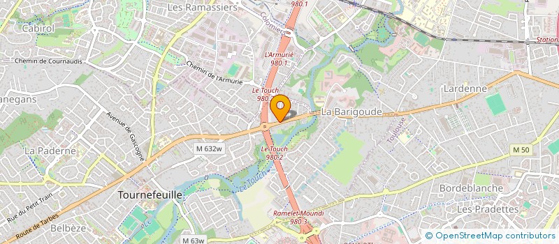 localisation de l'entreprise AMICALE ROBERT HOUDIN DE TOULOUSE à MURET