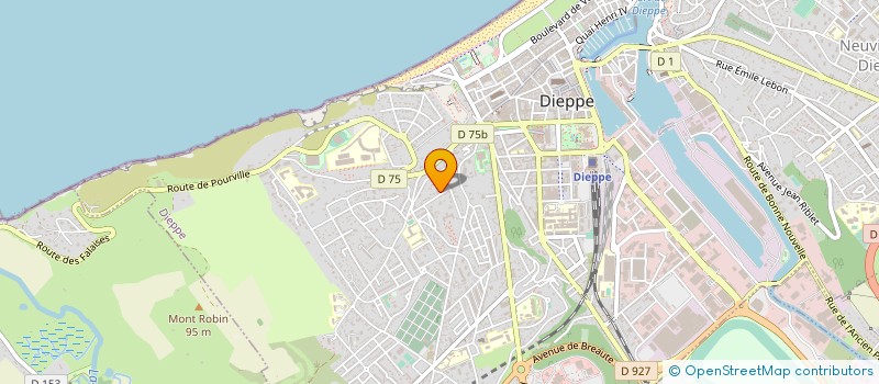 localisation de l'entreprise AMICALE RUGBY DIEPPOIS à DIEPPE
