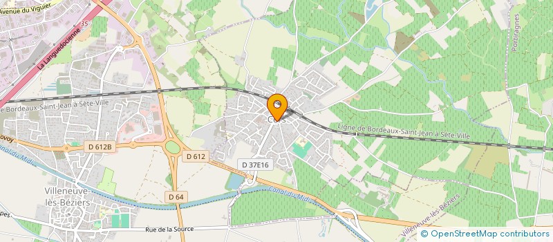 localisation de l'entreprise AMICALE RUGBYSTIQUE DES ANCIENS DE CERS à CERS