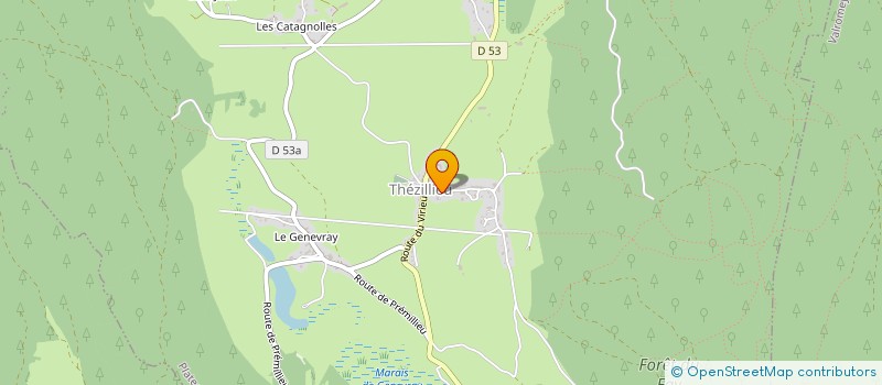 localisation de l'entreprise AMICALE RURALE D'HOSTIAZ - SAINT-SULPICE-LE-VIEUX  PLATEAU D'HAUTEVILLE