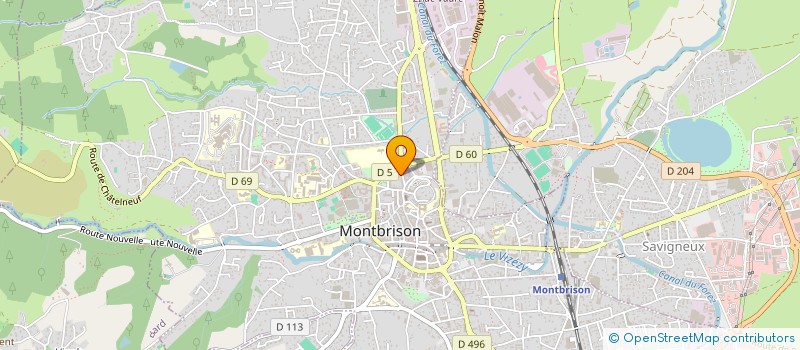 localisation de l'entreprise AMICALE SAINT AUBRIN  MONTBRISON