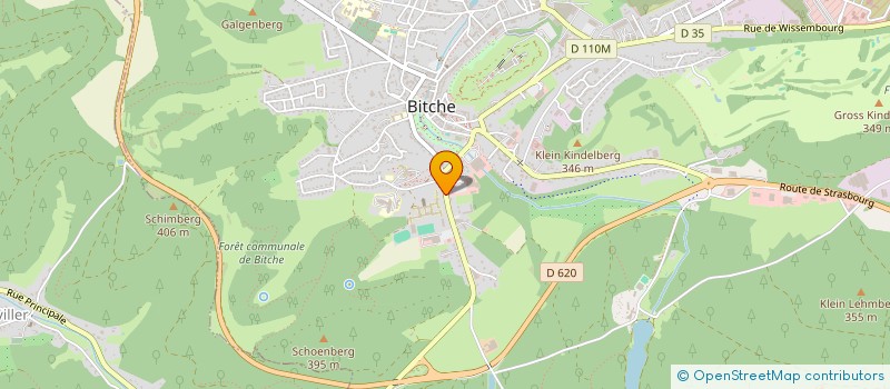 localisation de l'entreprise AMICALE SAINT-AUGUSTIN DE BITCHE  BITCHE