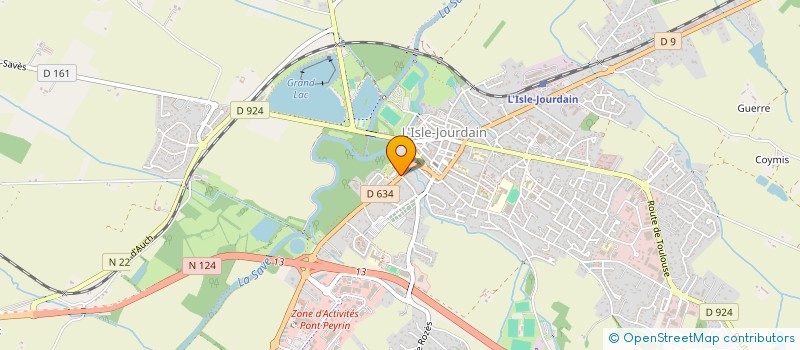 localisation de l'entreprise AMICALE SAINT-JACQUES à L'ISLE-JOURDAIN