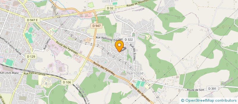 localisation de l'entreprise AMICALE SAINT PIERRE DU 3E AGE à YZOSSE