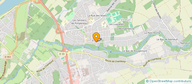 localisation de l'entreprise AMICALE SAP POMP LES NOELS à VINEUIL