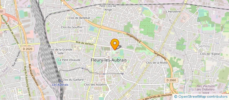 localisation de l'entreprise AMICALE SAPEURS POMPIERS à FLEURY-LES-AUBRAIS