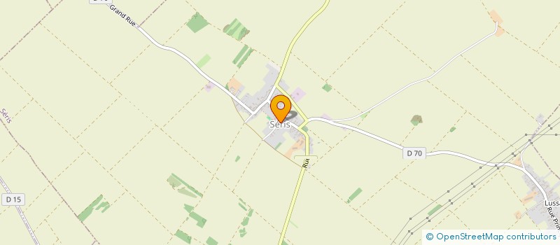 localisation de l'entreprise AMICALE SAPEURS POMPIERS  SERIS