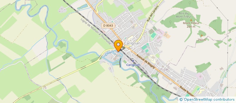 localisation de l'entreprise AMICALE SAPEURS POMPIERS CARIGNAN  CARIGNAN