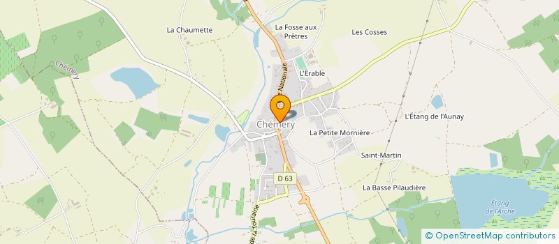 localisation de l'entreprise AMICALE SAPEURS POMPIERS DE COUDDES à COUDDES