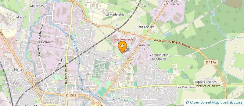 localisation de l'entreprise AMICALE SAPEURS POMPIERS DE LA VILLE à BOURG-EN-BRESSE