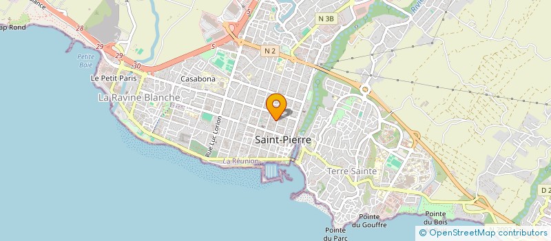 localisation de l'entreprise AMICALE SAPEURS POMPIERS DE SAINT PIERRE à SAINT-PIERRE