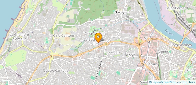 localisation de l'entreprise AMICALE SAPEURS POMPIERS DISTRICT BAB à ANGLET