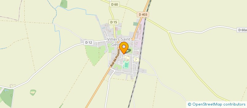 localisation de l'entreprise AMICALE SAPEURS POMPIERS DU C.I.S  VILLIERS-SAINT-GEORGES