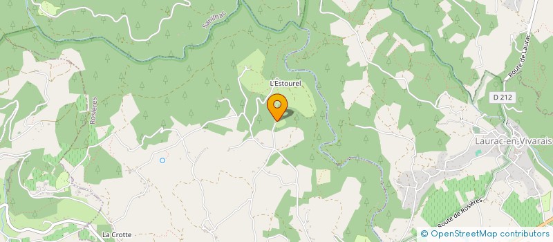 localisation de l'entreprise AMICALE SAPEURS POMPIERS JOYEUSE  JOYEUSE