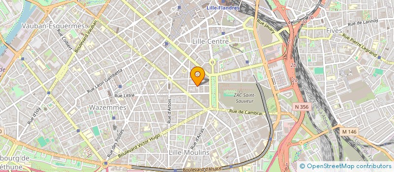 localisation de l'entreprise AMICALE SAPEURS POMPIERS LILLE MALUS à LILLE