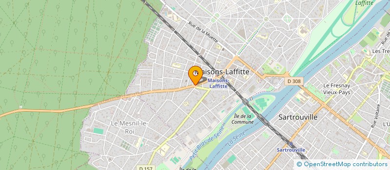 localisation de l'entreprise AMICALE SAPEURS POMPIERS M L à MAISONS-LAFFITTE