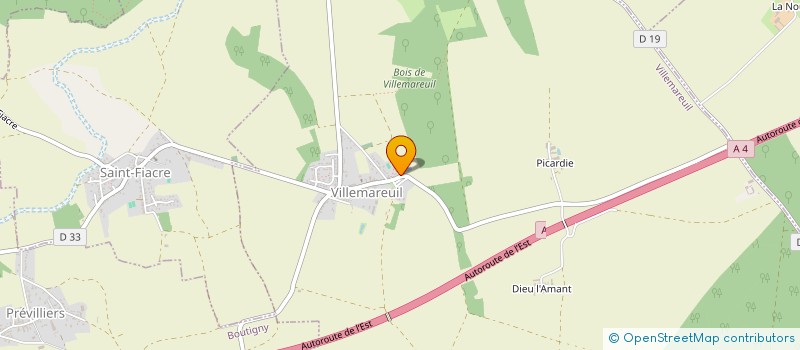 localisation de l'entreprise AMICALE SCOLAIRE DE VILLEMAREUIL  VILLEMAREUIL
