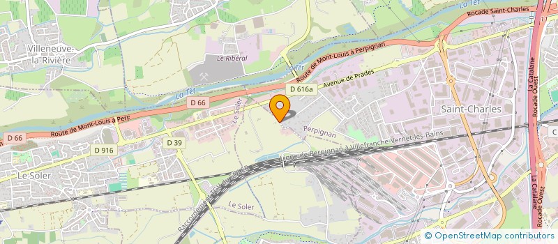 localisation de l'entreprise AMICALE SCOOTERISTE DU 66  TOULOUGES