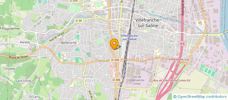 localisation de l'entreprise AMICALE SECOURISTES DE VILLEFRANCHE  VILLEFRANCHE-SUR-SAONE