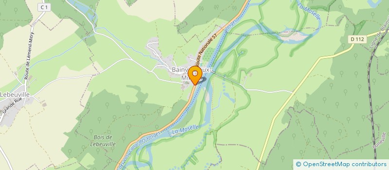 localisation de l'entreprise AMICALE SEFGE  BAINVILLE-AUX-MIROIRS