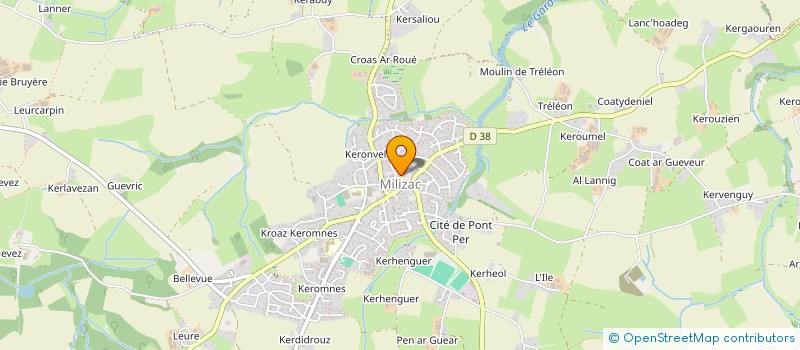 localisation de l'entreprise AMICALE SIAM SA WAN  MILIZAC-GUIPRONVEL