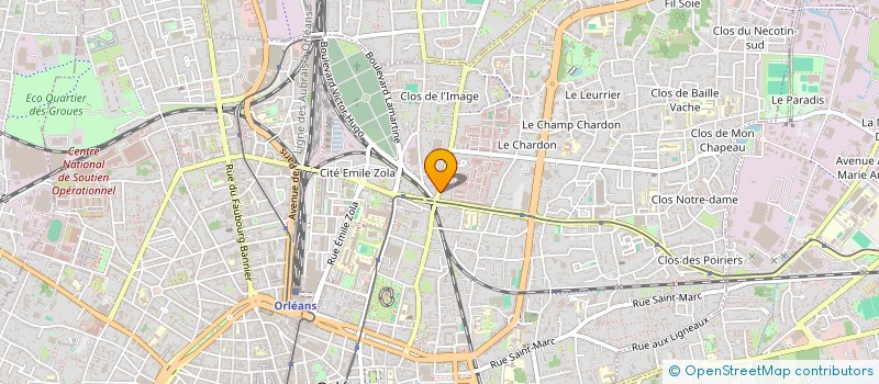 localisation de l'entreprise AMICALE SLAVE FRANCE UKRAINE à ORLEANS