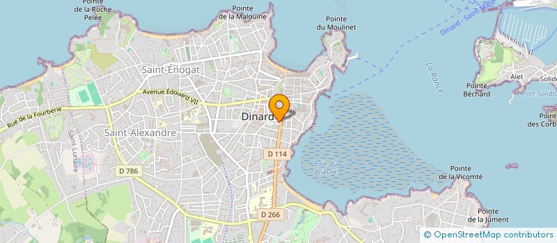 localisation de l'entreprise AMICALE SOCIALE DES TERRITORIAUX DINARD  DINARD