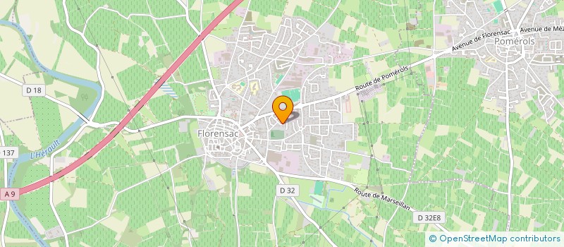 localisation de l'entreprise AMICALE SOCIETES BRASUCADES DE FLORENSAC  FLORENSAC