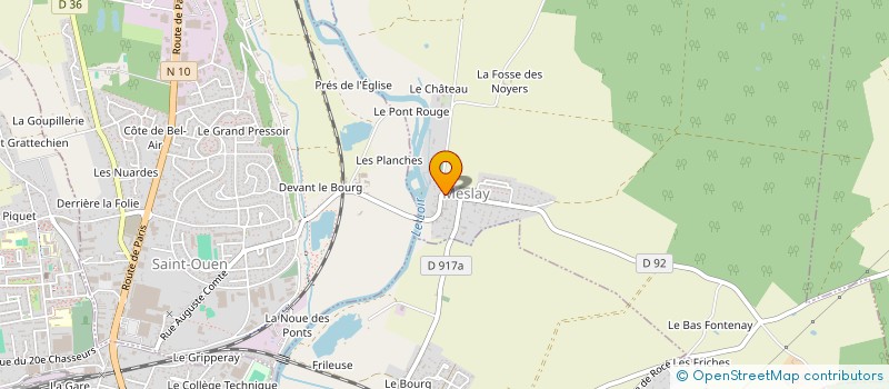 localisation de l'entreprise AMICALE SOCIO CULT ET SPORTIVE DE MESLAY  MESLAY