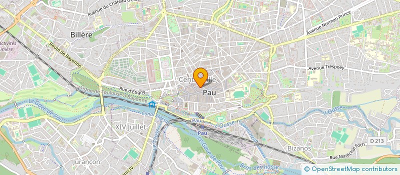 localisation de l'entreprise AMICALE SOCIO CULTURELLE DU PERSONNEL DE LA PREFECTURE  ET SOUS PREFECTURE à PAU