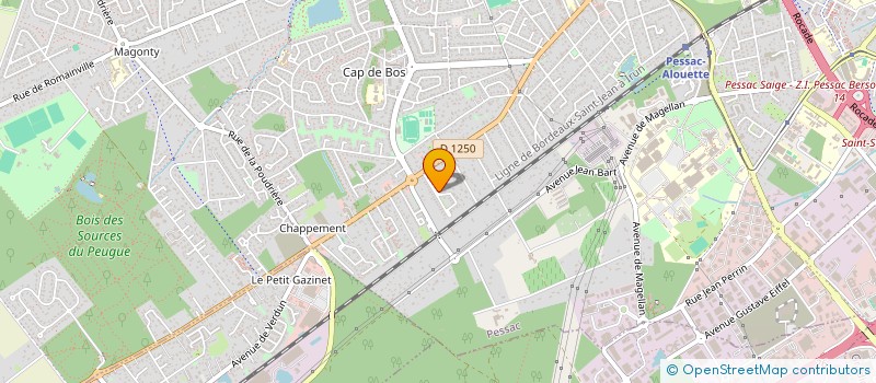 localisation de l'entreprise AMICALE SOLIDAIRE DU LOTISSEMENT LES BRUYERES à PESSAC