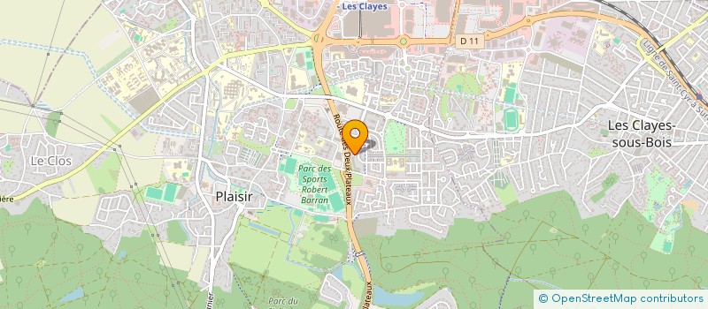 localisation de l'entreprise AMICALE SOLIDARITE ET LOISIRS DES SABLONS (ASL DES SABLONS) à PLAISIR