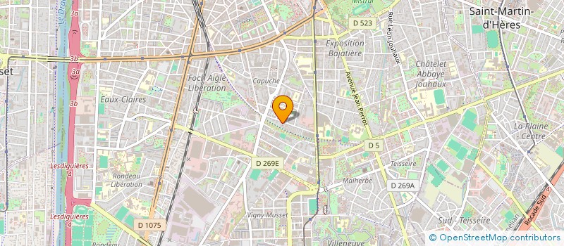 localisation de l'entreprise AMICALE SONO BUBBLE GUM à GRENOBLE