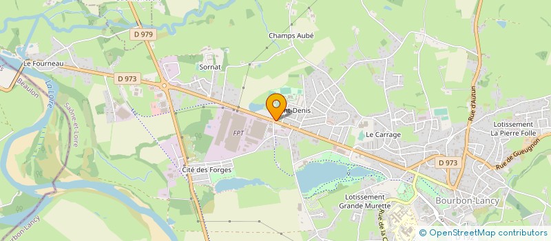 localisation de l'entreprise AMICALE SPORT FIAT POWERTRAIN TECHNOLOGIES BOURBON-LANCY  BOURBON-LANCY