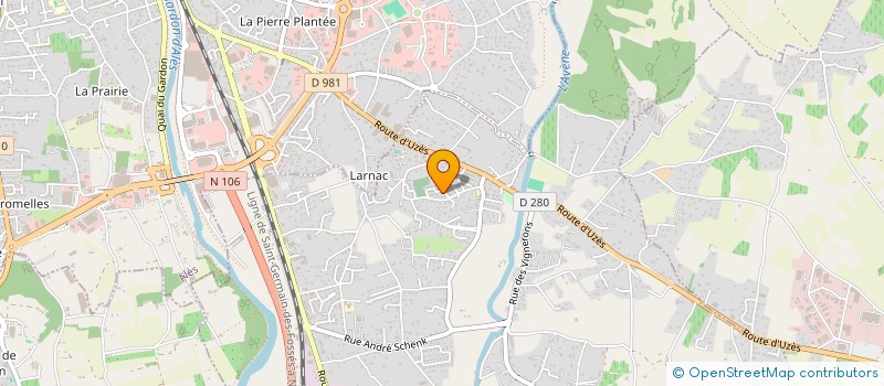 localisation de l'entreprise AMICALE SPORT, LOISIR, RENCONTRE DE LA JASSE  SAINT-HILAIRE-DE-BRETHMAS