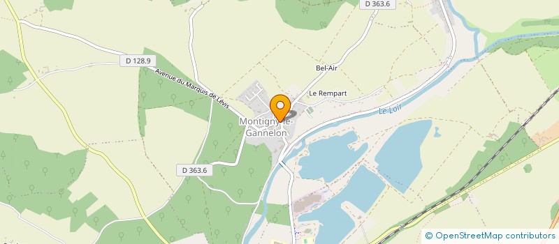 localisation de l'entreprise AMICALE SPORT SAPEURS POMPIERS à CLOYES-LES-TROIS-RIVIERES