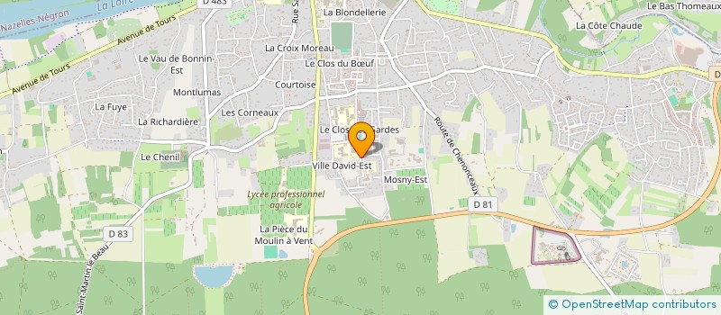 localisation de l'entreprise AMICALE SPORTIVE ANDRE MALRAUX  AMBOISE