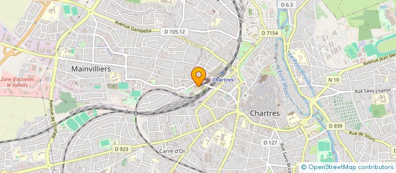 localisation de l'entreprise AMICALE SPORTIVE CHEMINOTS à MAINVILLIERS