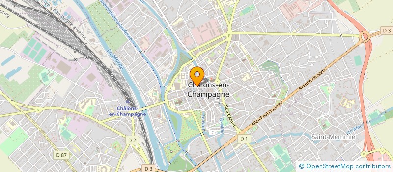 localisation de l'entreprise AMICALE SPORTIVE CULTURELLE DE LA DRDJS  CHALONS-EN-CHAMPAGNE