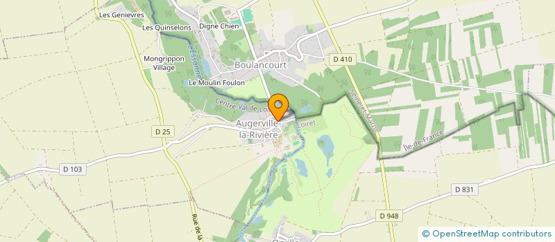 localisation de l'entreprise AMICALE SPORTIVE D'AUGERVILLE LA RIVIERE à AUGERVILLE-LA-RIVIERE