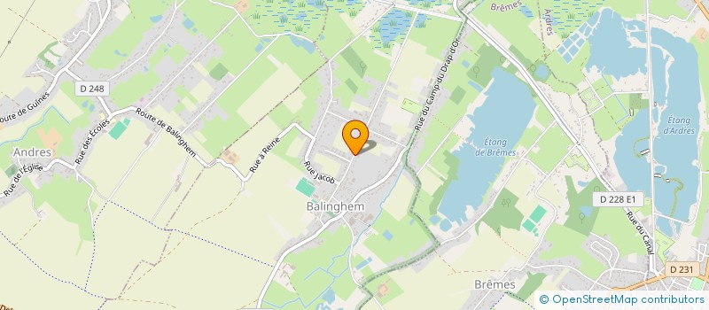 localisation de l'entreprise AMICALE SPORTIVE DE BALINGHEM (FOOTBALL)  BALINGHEM