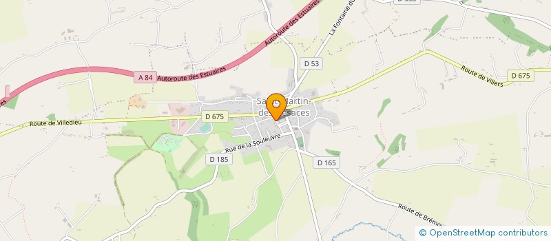 localisation de l'entreprise AMICALE SPORTIVE DE CAMPEAUX  SOULEUVRE EN BOCAGE