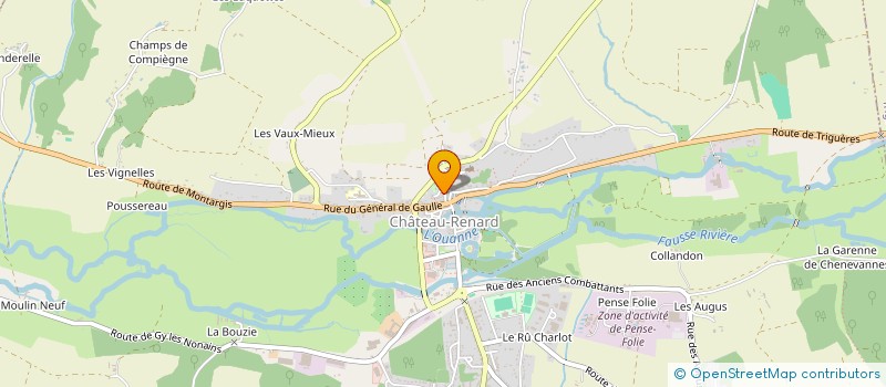localisation de l'entreprise AMICALE SPORTIVE DE DOUCHY à CHATEAU-RENARD