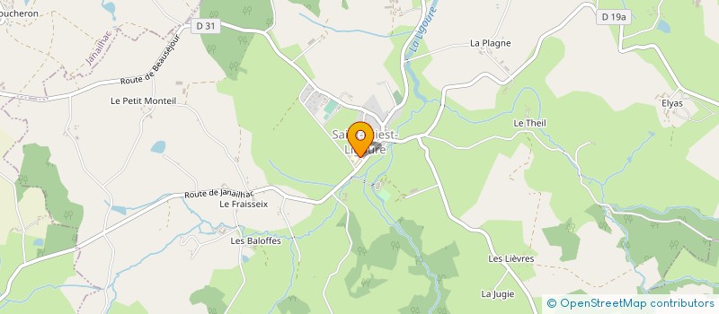 localisation de l'entreprise AMICALE SPORTIVE DE JANAILHAC à JANAILHAC