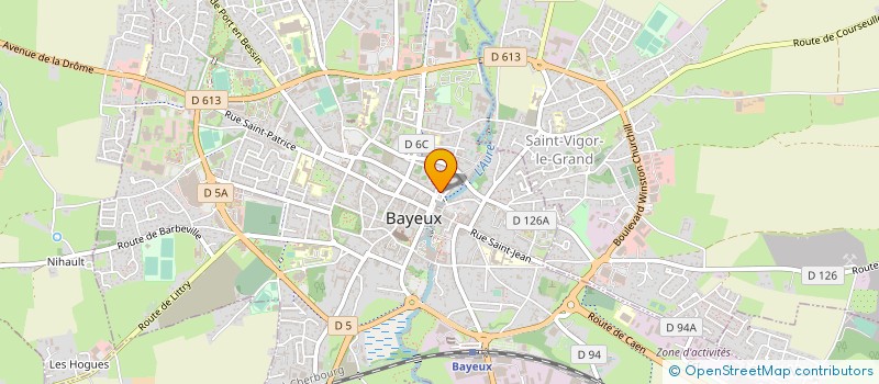 localisation de l'entreprise AMICALE SPORTIVE DE LA SEULLES  CONDE-SUR-SEULLES