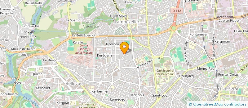 localisation de l'entreprise AMICALE SPORTIVE DE LAMBEZELLEC à BREST