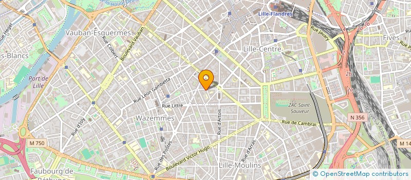 localisation de l'entreprise AMICALE SPORTIVE DE LILLE à LILLE