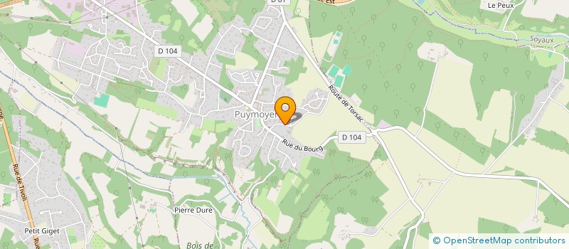 localisation de l'entreprise AMICALE SPORTIVE DE PUYMOYEN à PUYMOYEN
